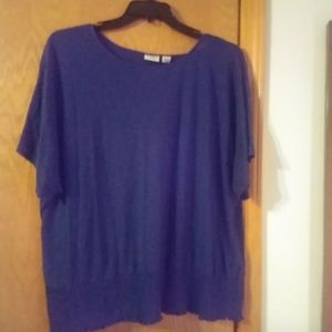 Cato blue short sleeve tee size 26/28W